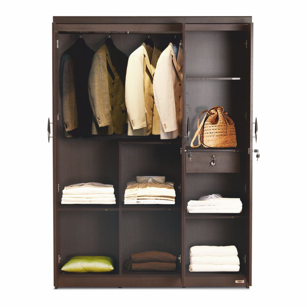 MONALI 3 DOOR WARDROBE - Piyestra